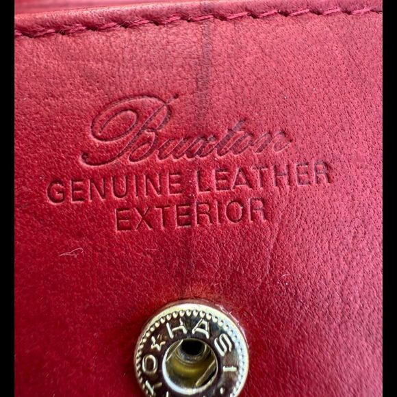 Julia Buxton Heiress Red Leather Wallet - Picture 5 of 7